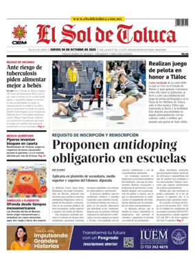 Cover of El Sol de Toluca