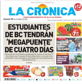 Cover of La Crónica