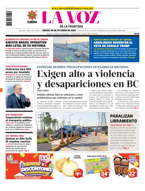 Cover of La Voz de la Frontera