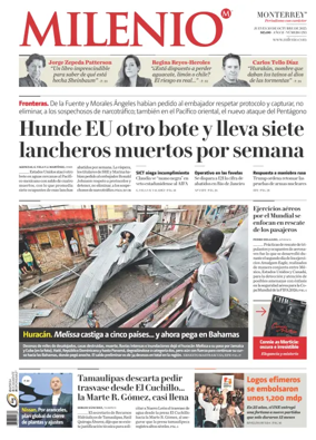 Cover of Milenio Monterrey