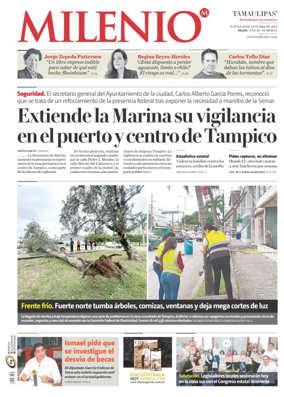Cover of Milenio Tamaulipas