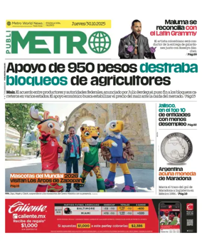 Cover of Publimetro Guadalajara