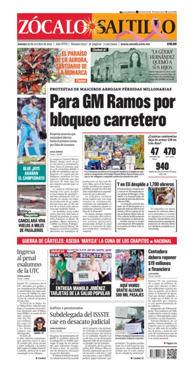 Cover of Zócalo Saltillo