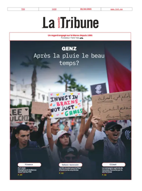 Cover of La Nouvelle Tribune