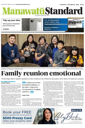 Cover of Manawatu Standard