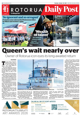 Cover of Rotorua Daily Post