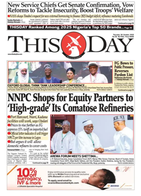 Cover of THISDAY