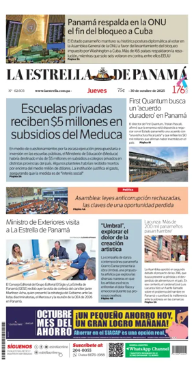 Cover of La Estrella de Panama