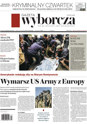 Cover of Gazeta Wyborcza