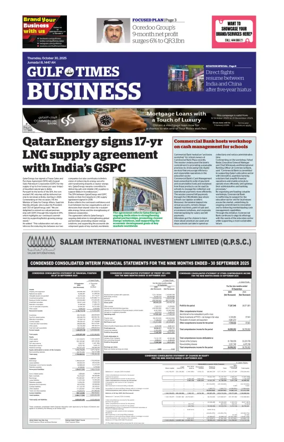 Cover of Gulf Times Business