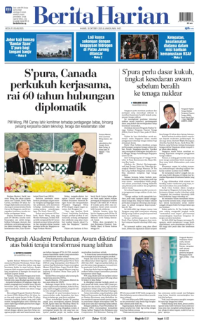 Cover of Berita Harian
