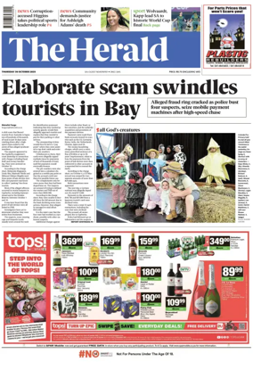 Cover of The Herald (South Africa)