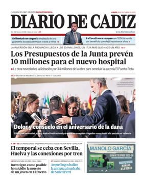 Cover of Diario de Cadiz