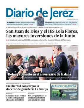 Cover of Diario de Jerez