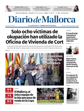 Cover of Diario de Mallorca