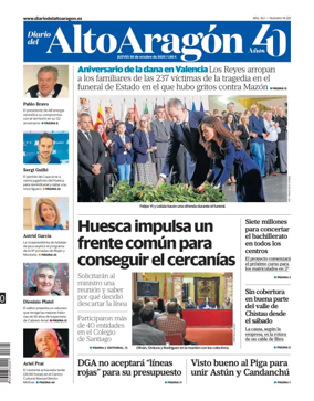 Cover of Diario del Alto Aragón