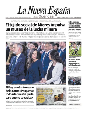 Cover of La Nueva España (Cuencas)