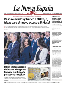 Cover of La Nueva España (Gijón)