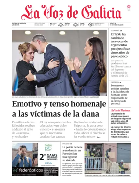 Cover of La Voz de Galicia (Barbanza)