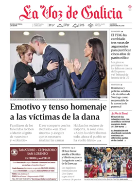 Cover of La Voz de Galicia (Ferrol)