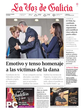 Cover of La Voz de Galicia (Viveiro)