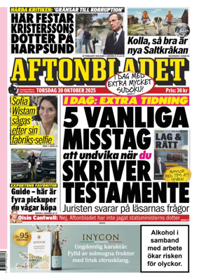 Cover of Aftonbladet