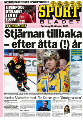 Cover of Sportbladet