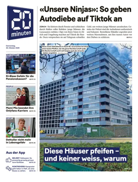 Cover of 20 Minuten - Basel
