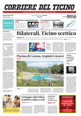 Cover of Corriere del Ticino
