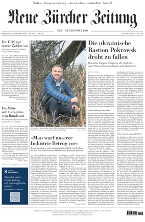 Cover of Neue Zürcher Zeitung