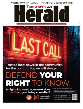 Cover of Atherstone & Coleshill Herald