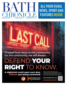 Cover of Bath Chronicle