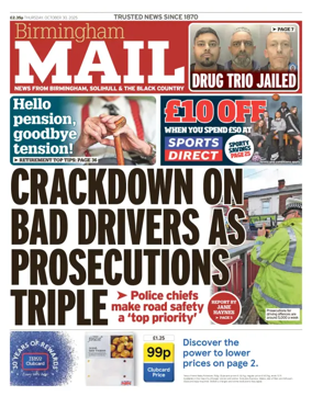 Cover of Birmingham Mail