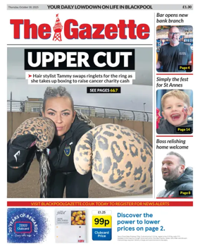 Cover of Blackpool Gazette