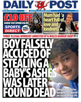 Cover of Daily Post (North Wales)