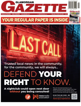 Cover of Glamorgan Gazette