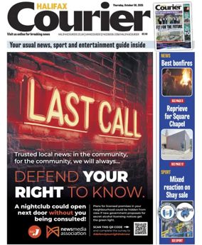 Cover of Halifax Courier