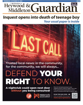 Cover of Heywood Advertiser