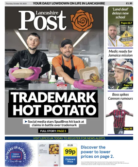 Cover of Lancashire Evening Post