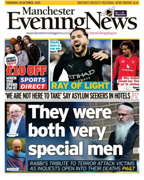 Cover of Manchester Evening News