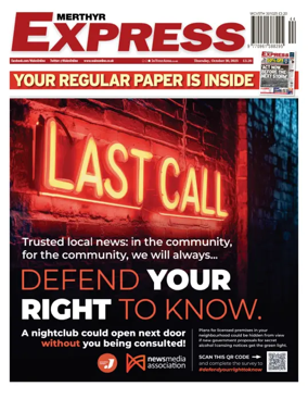 Cover of Merthyr Express