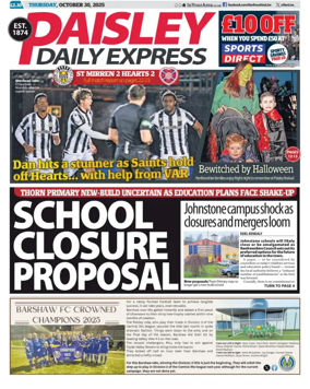 Cover of Paisley Daily Express