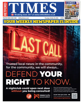 Cover of Retford Times