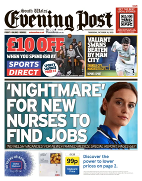 Cover of South Wales Evening Post