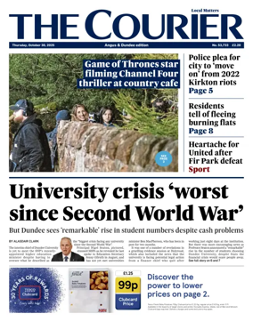 Cover of The Courier & Advertiser (Angus and The Mearns Edition)