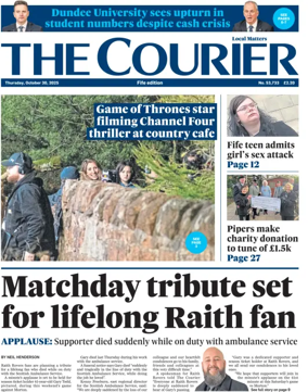 Cover of The Courier & Advertiser (Fife Edition)