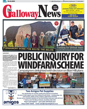 Cover of The Galloway News