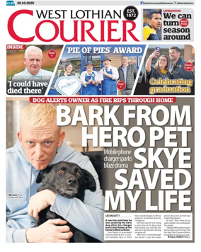 Cover of West Lothian Courier