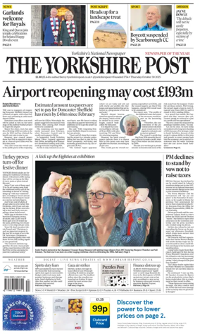 Cover of Yorkshire Post