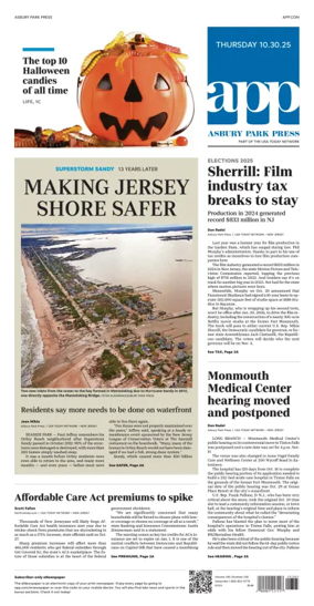 Cover of Asbury Park Press